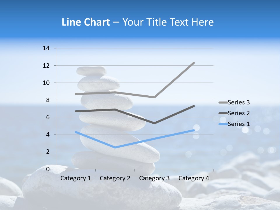 Blue Nature Beach PowerPoint Template