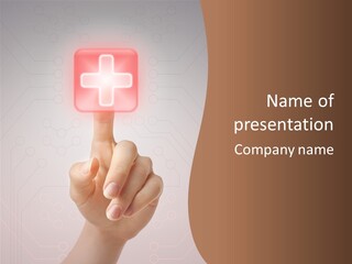 Rescue Holography Computer PowerPoint Template