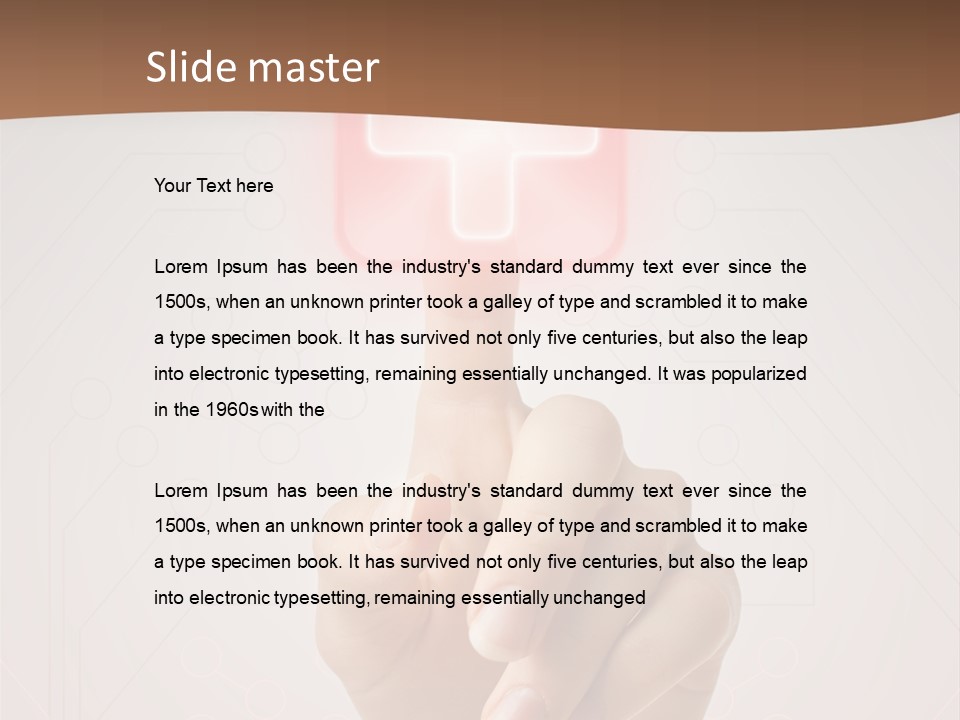 Rescue Holography Computer PowerPoint Template