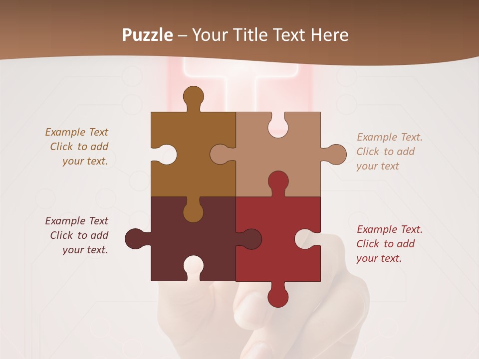 Rescue Holography Computer PowerPoint Template