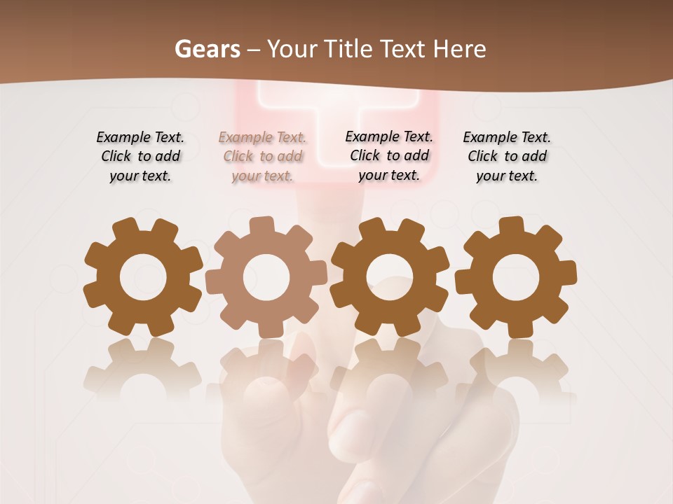 Rescue Holography Computer PowerPoint Template