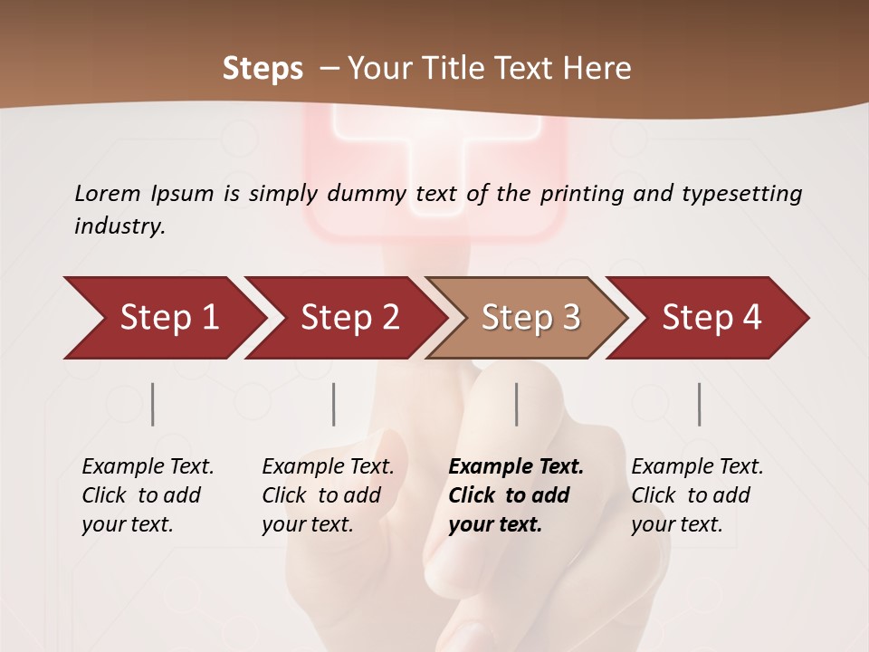 Rescue Holography Computer PowerPoint Template