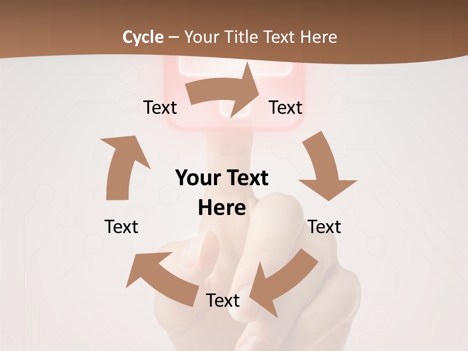 Rescue Holography Computer PowerPoint Template