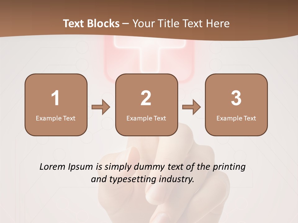 Rescue Holography Computer PowerPoint Template