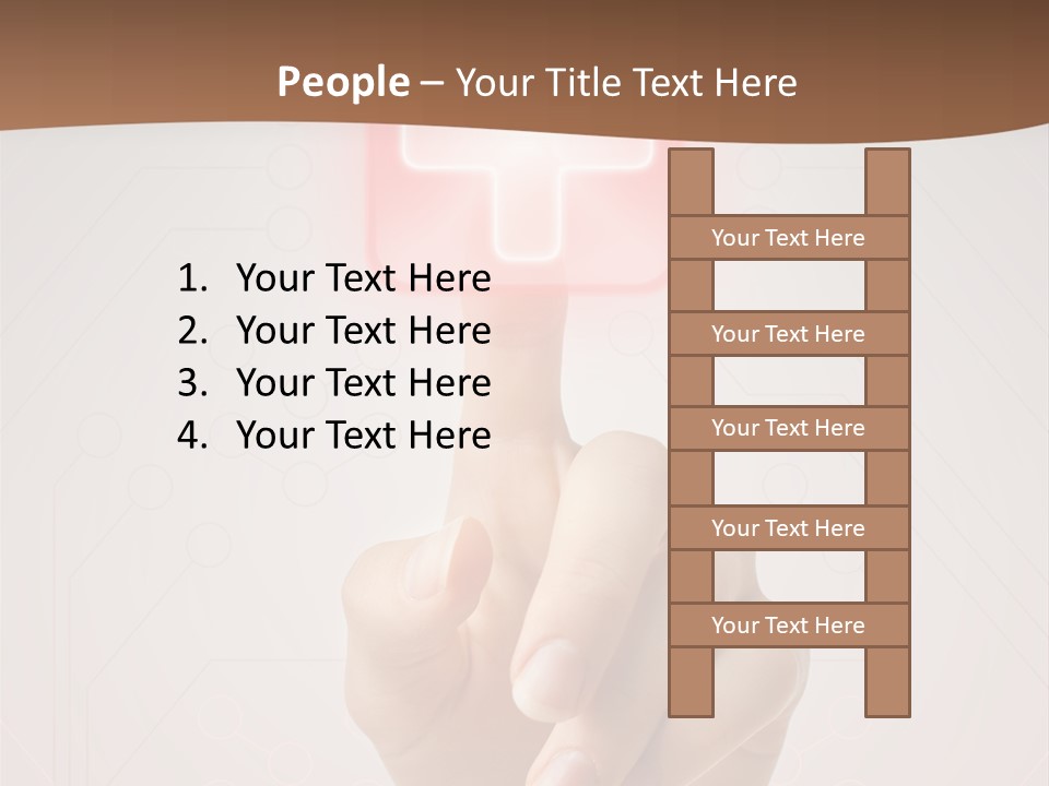 Rescue Holography Computer PowerPoint Template