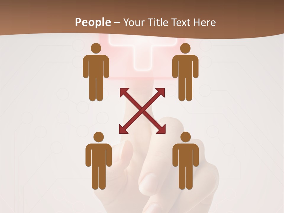 Rescue Holography Computer PowerPoint Template