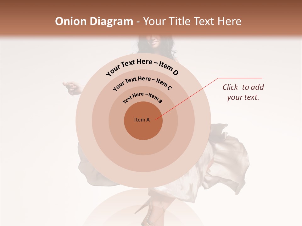 Beautiful Caucasian Beauty PowerPoint Template