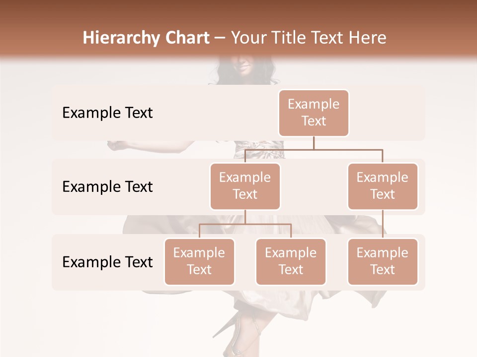 Beautiful Caucasian Beauty PowerPoint Template