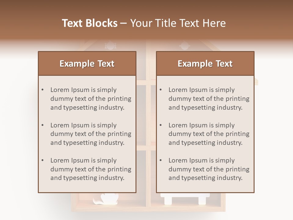 Section Home Housing PowerPoint Template