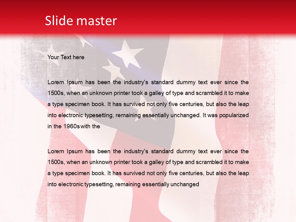 Day Symbol Democracy PowerPoint Template