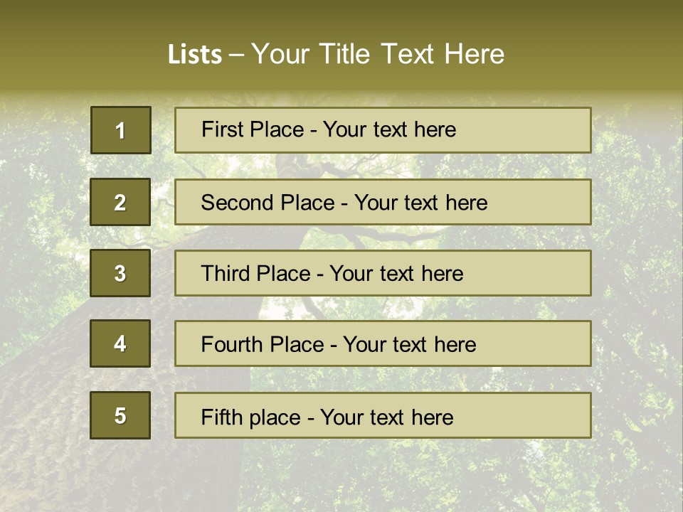 Trailway Landscape Color PowerPoint Template