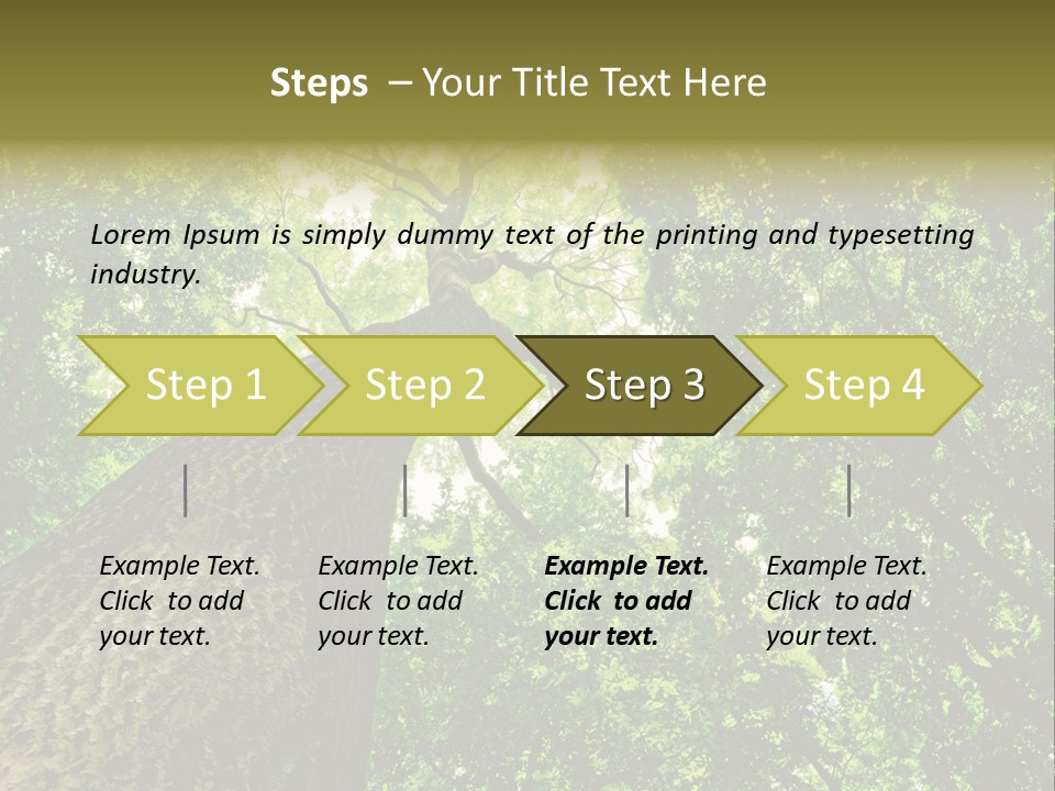 Trailway Landscape Color PowerPoint Template