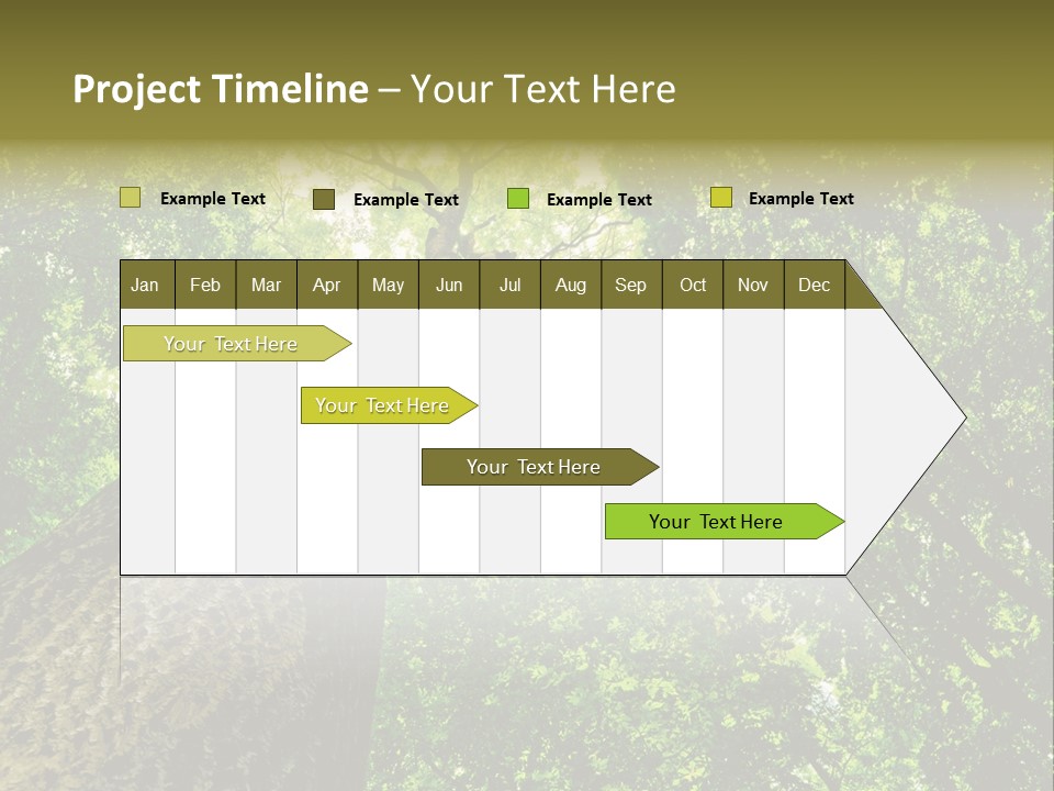 Trailway Landscape Color PowerPoint Template