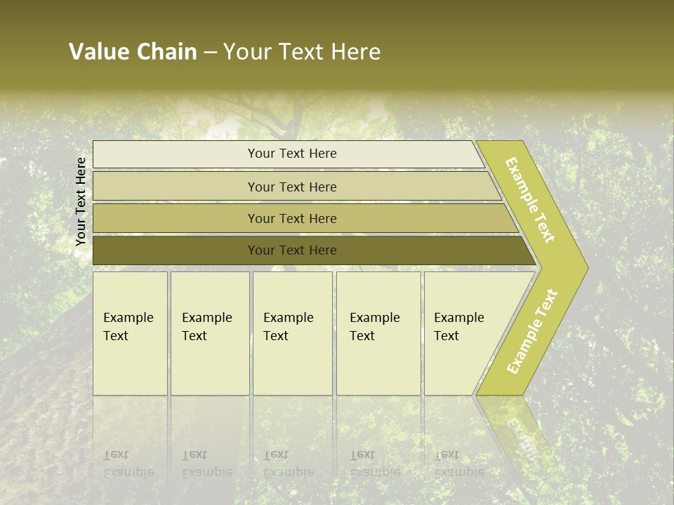 Trailway Landscape Color PowerPoint Template