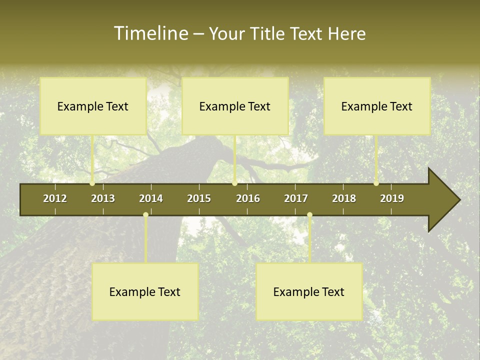 Trailway Landscape Color PowerPoint Template