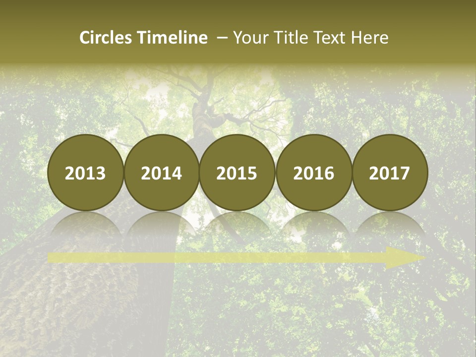 Trailway Landscape Color PowerPoint Template