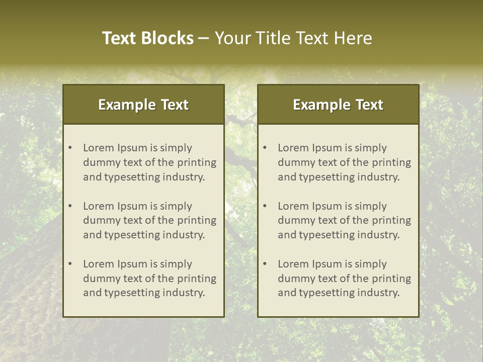 Trailway Landscape Color PowerPoint Template