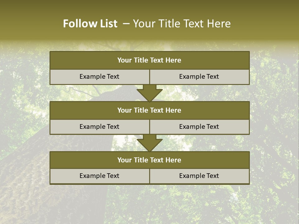Trailway Landscape Color PowerPoint Template