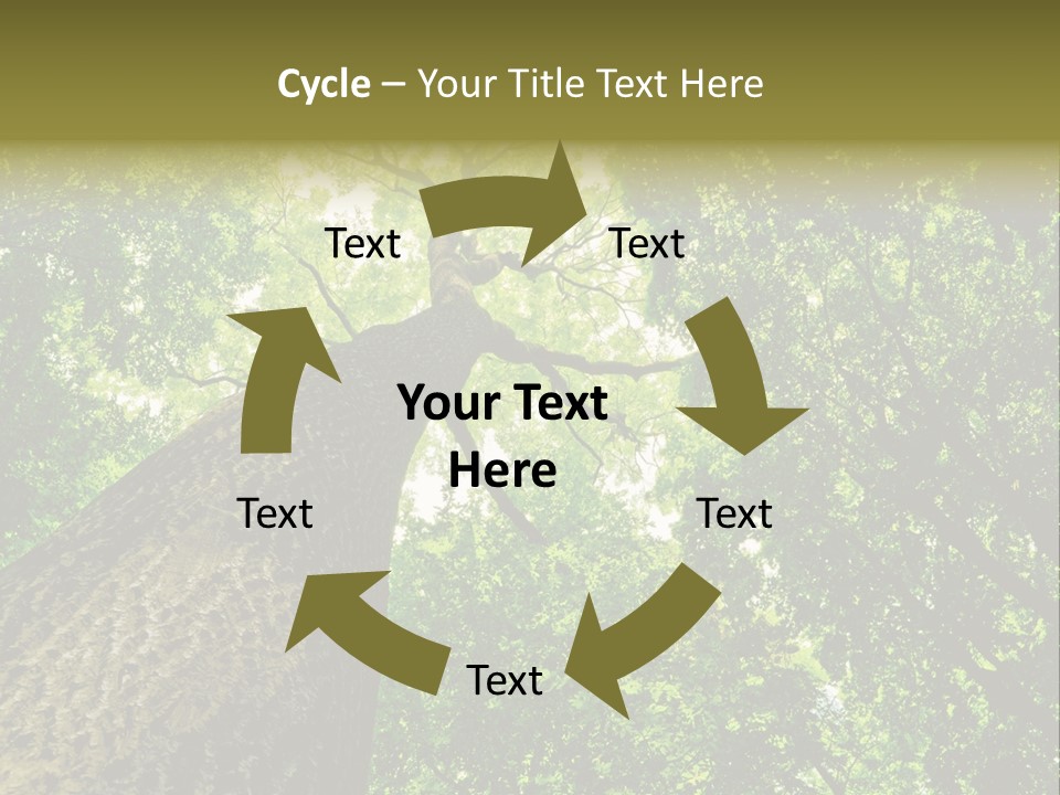 Trailway Landscape Color PowerPoint Template
