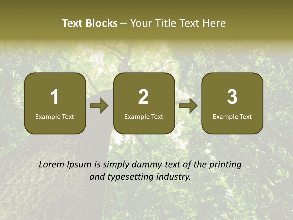 Trailway Landscape Color PowerPoint Template