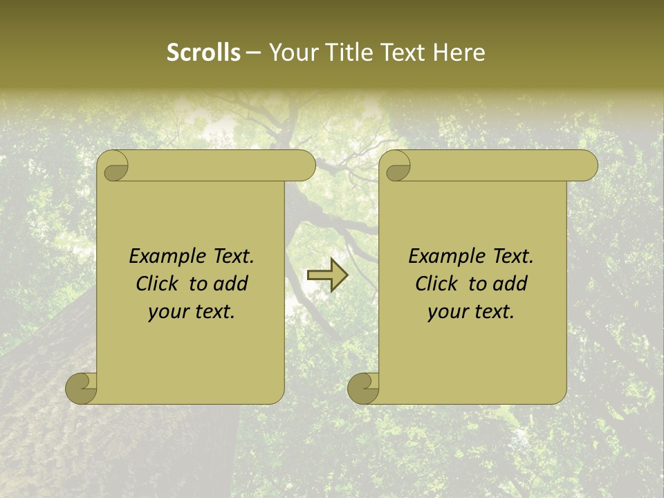 Trailway Landscape Color PowerPoint Template