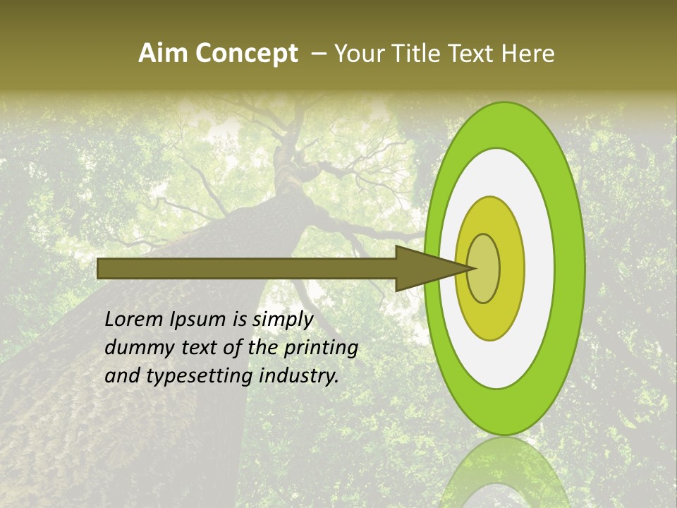 Trailway Landscape Color PowerPoint Template