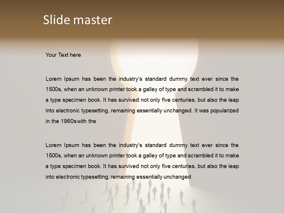 Escape Tiny Travel PowerPoint Template