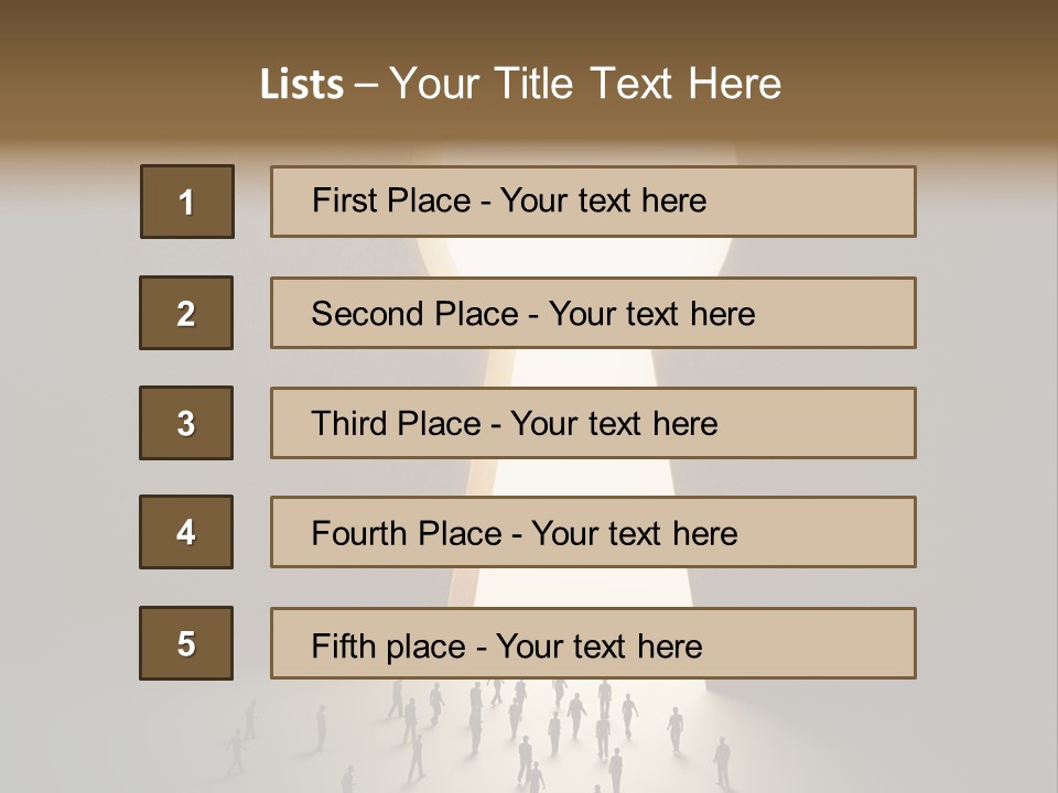 Escape Tiny Travel PowerPoint Template