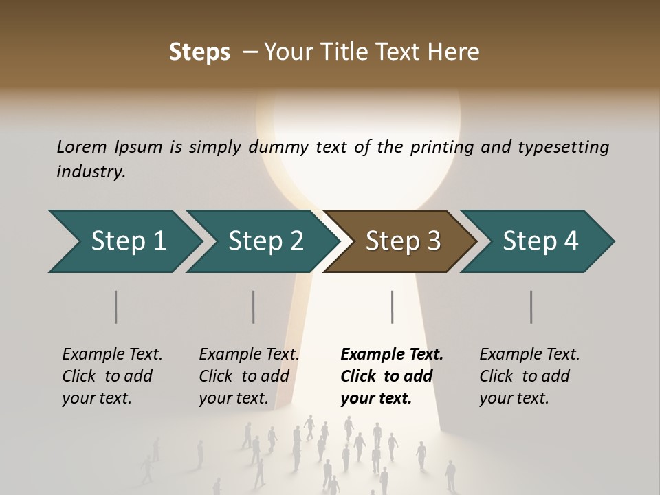 Escape Tiny Travel PowerPoint Template