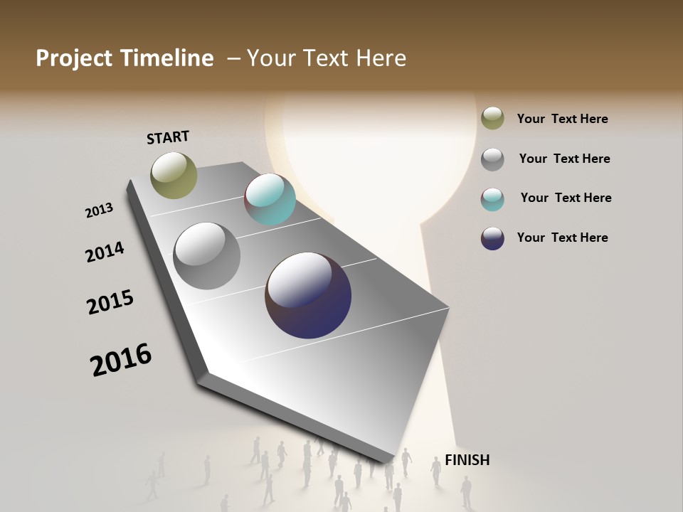 Escape Tiny Travel PowerPoint Template