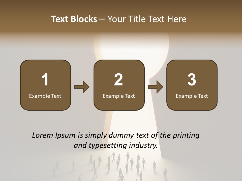 Escape Tiny Travel PowerPoint Template