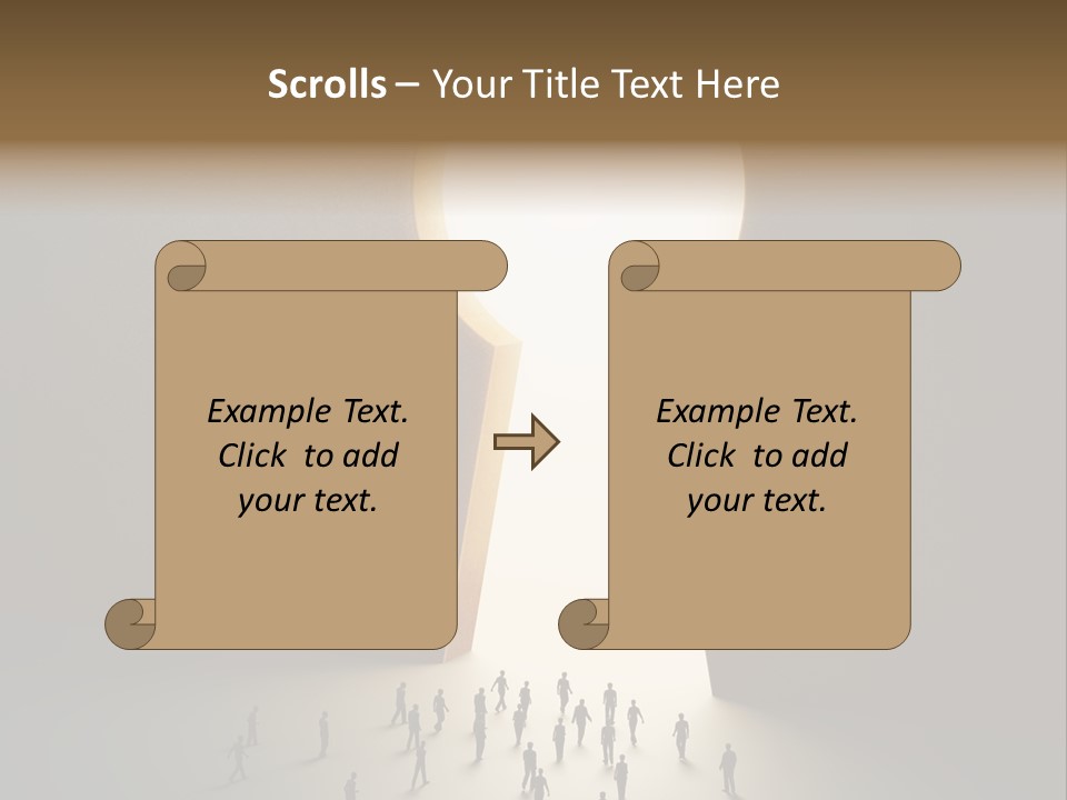 Escape Tiny Travel PowerPoint Template