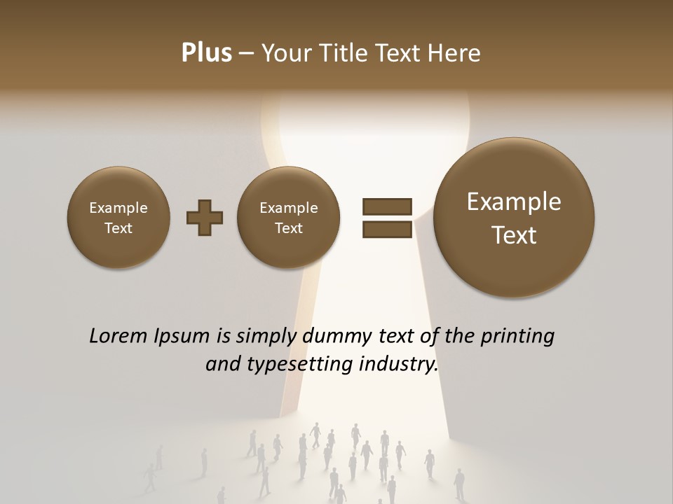 Escape Tiny Travel PowerPoint Template