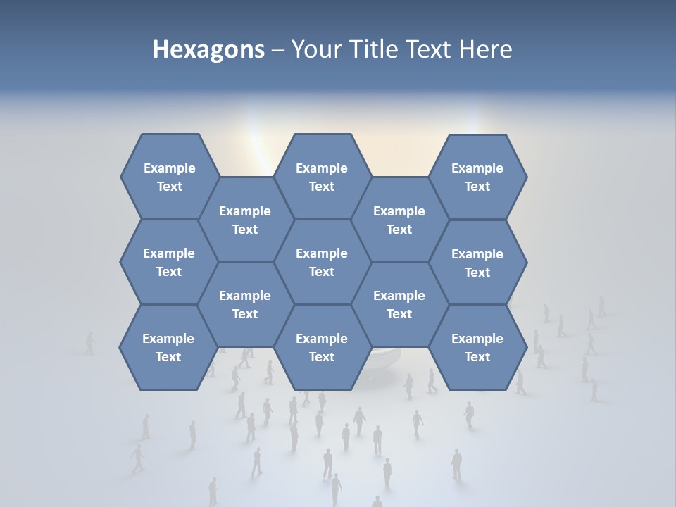 Person Idea Corridor PowerPoint Template