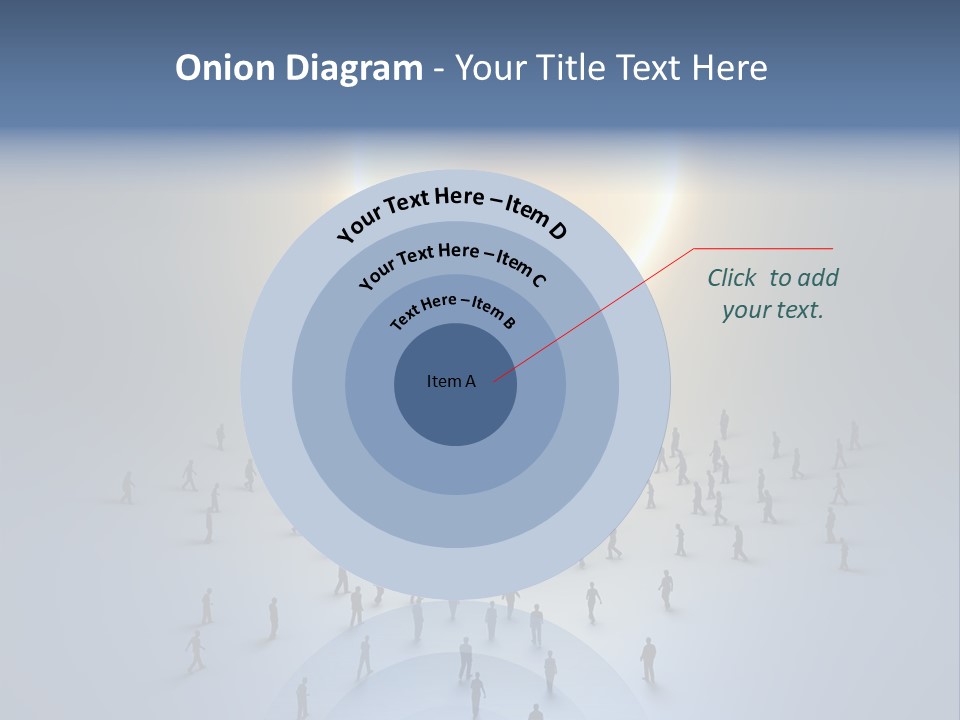 Person Idea Corridor PowerPoint Template