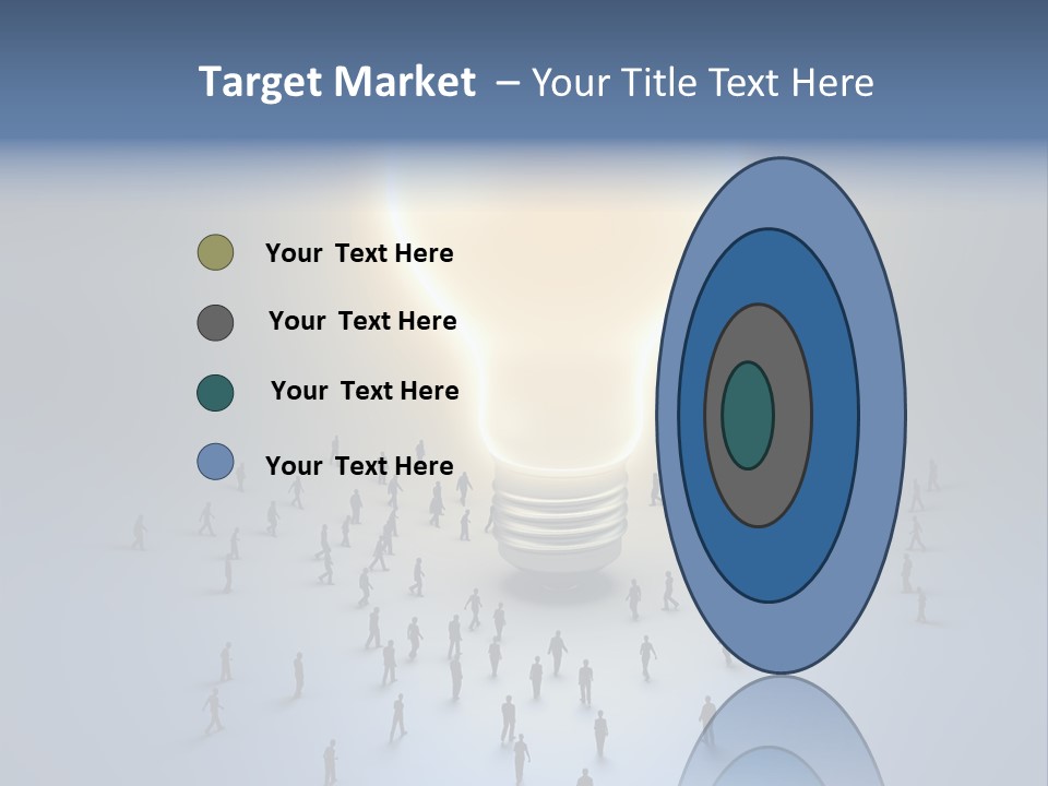 Person Idea Corridor PowerPoint Template