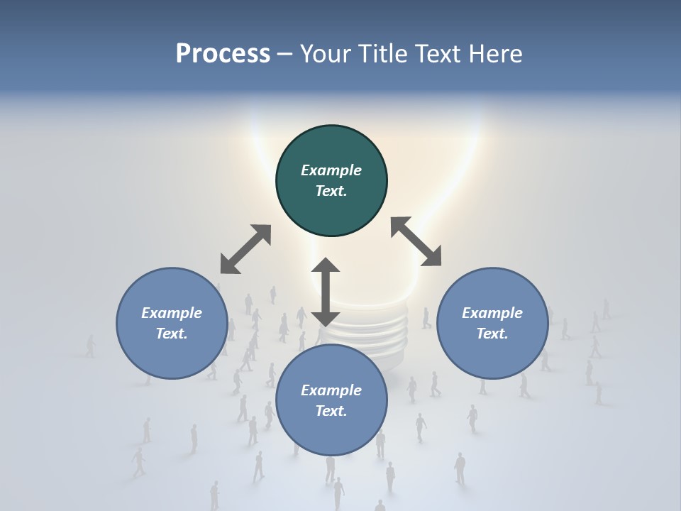Person Idea Corridor PowerPoint Template