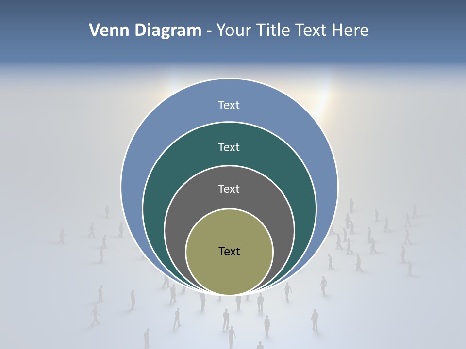 Person Idea Corridor PowerPoint Template