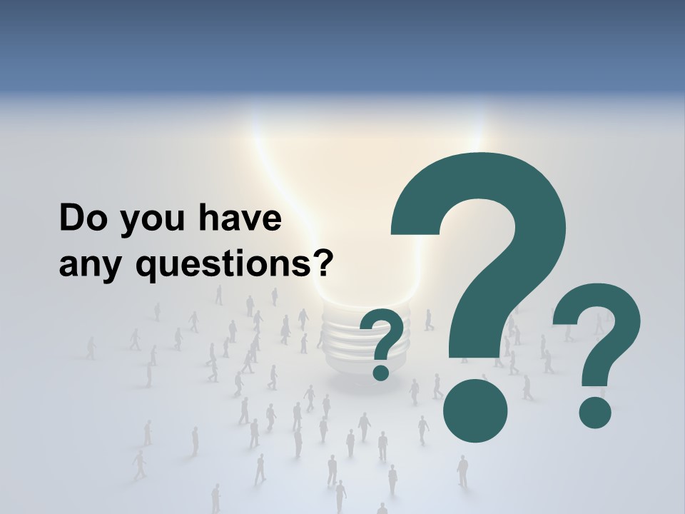 Person Idea Corridor PowerPoint Template