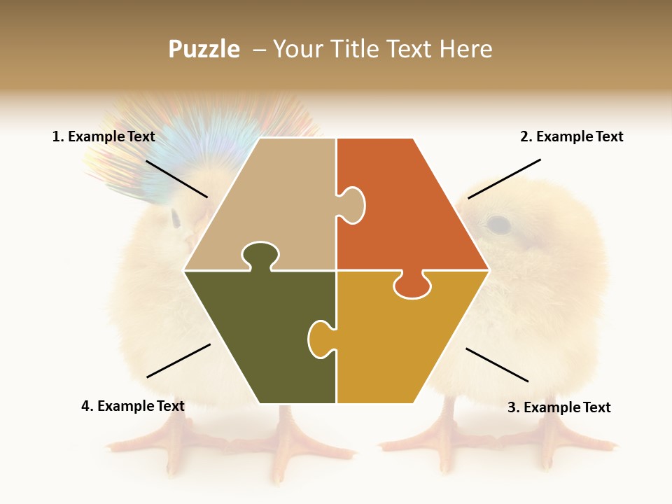 Concept Crazy Chicken Friendship PowerPoint Template