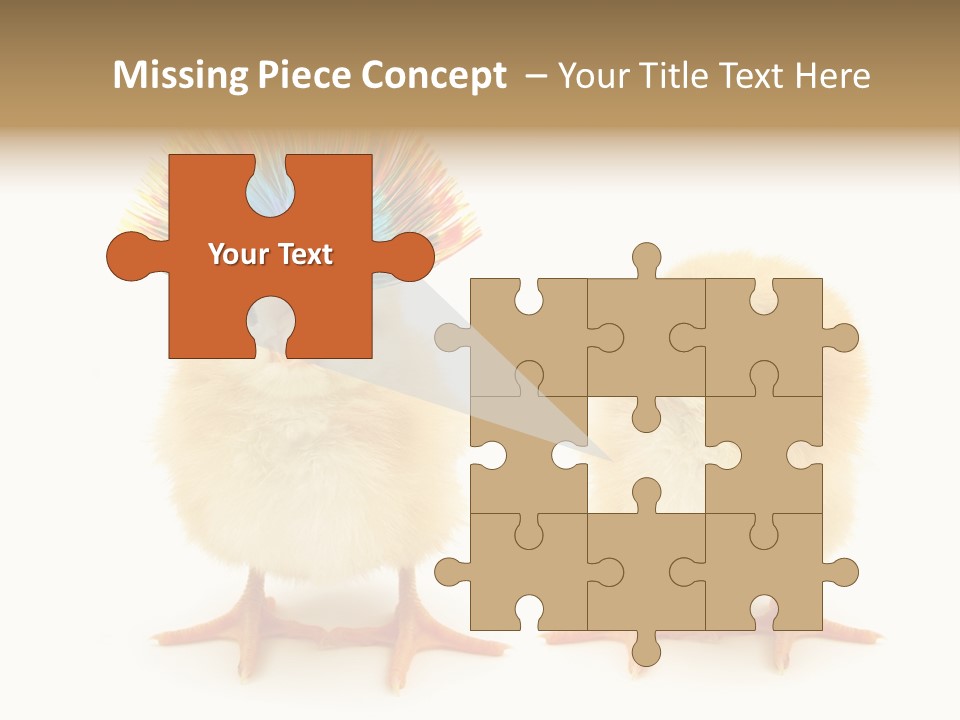 Concept Crazy Chicken Friendship PowerPoint Template