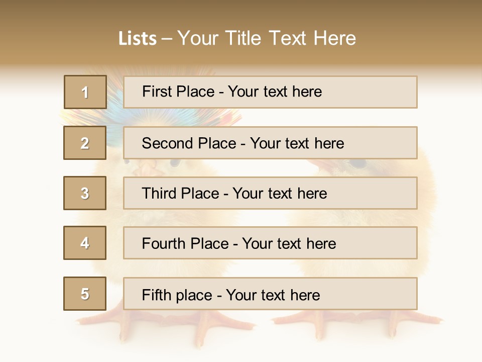 Concept Crazy Chicken Friendship PowerPoint Template