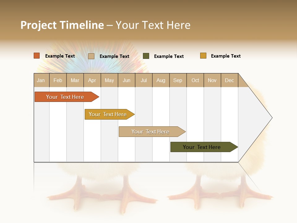 Concept Crazy Chicken Friendship PowerPoint Template
