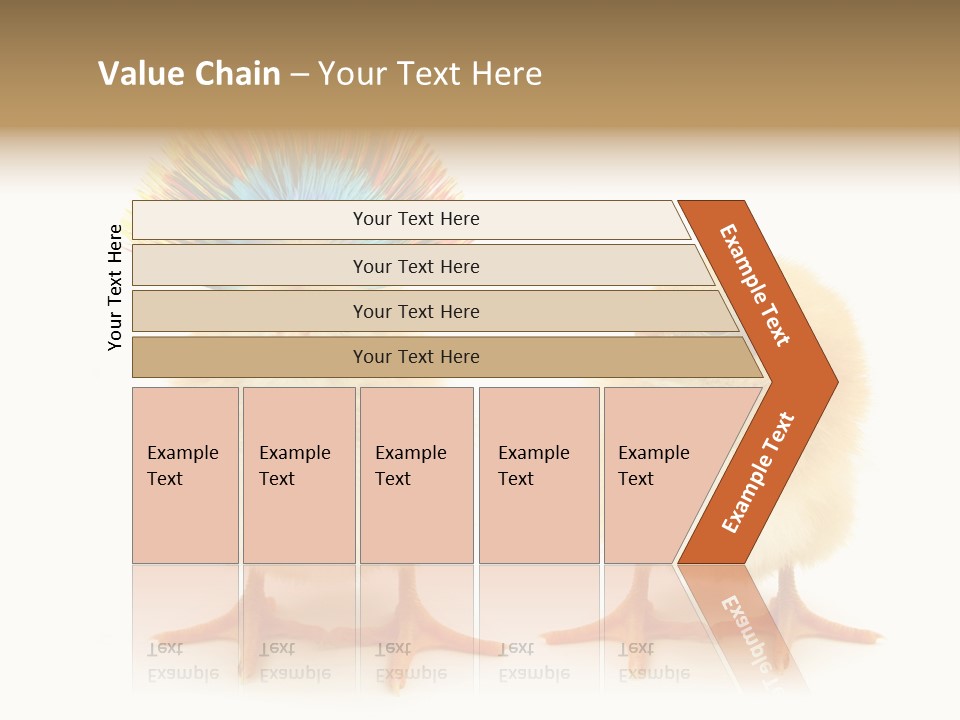 Concept Crazy Chicken Friendship PowerPoint Template