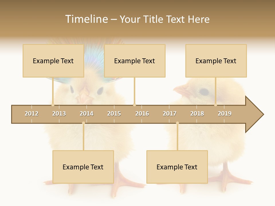 Concept Crazy Chicken Friendship PowerPoint Template