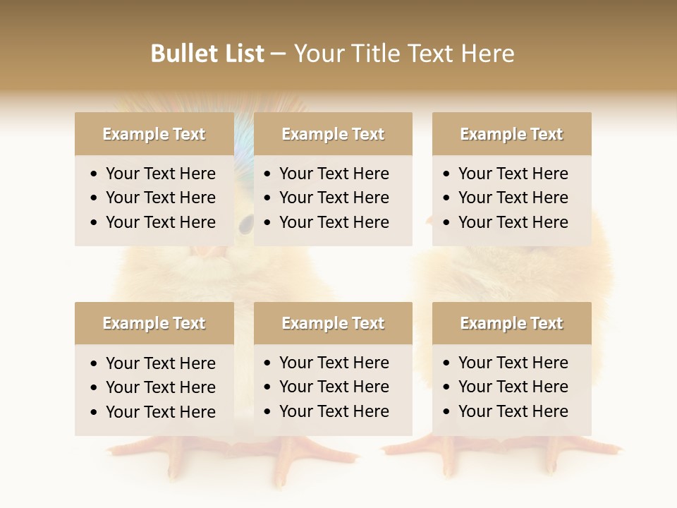 Concept Crazy Chicken Friendship PowerPoint Template