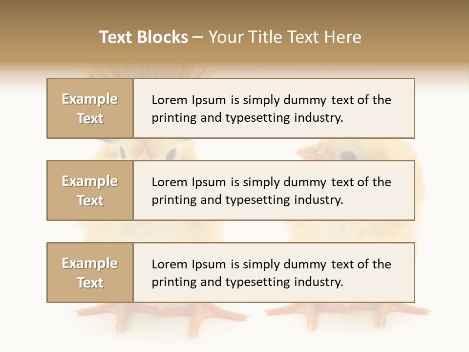 Concept Crazy Chicken Friendship PowerPoint Template