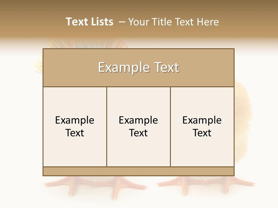 Concept Crazy Chicken Friendship PowerPoint Template