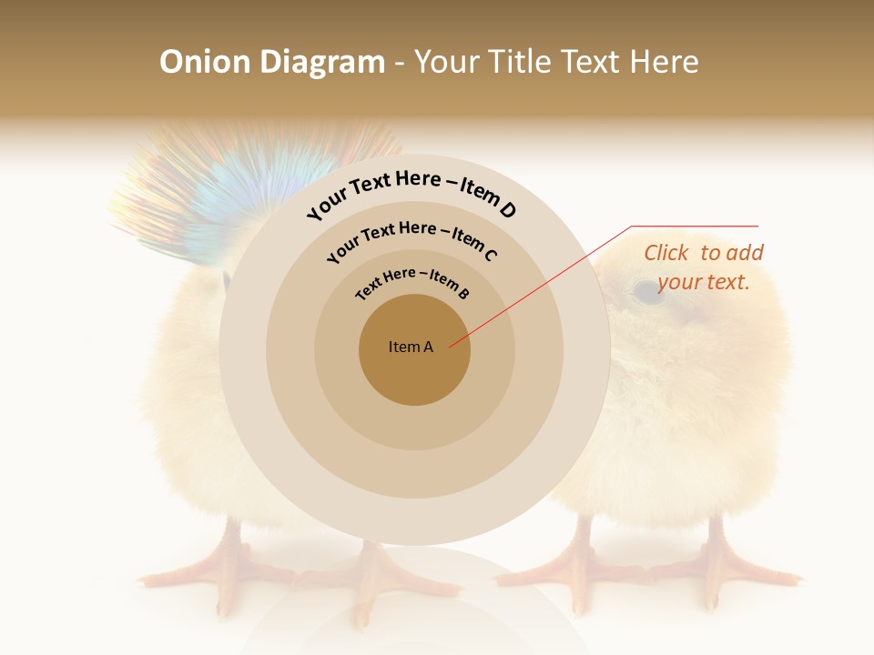Concept Crazy Chicken Friendship PowerPoint Template