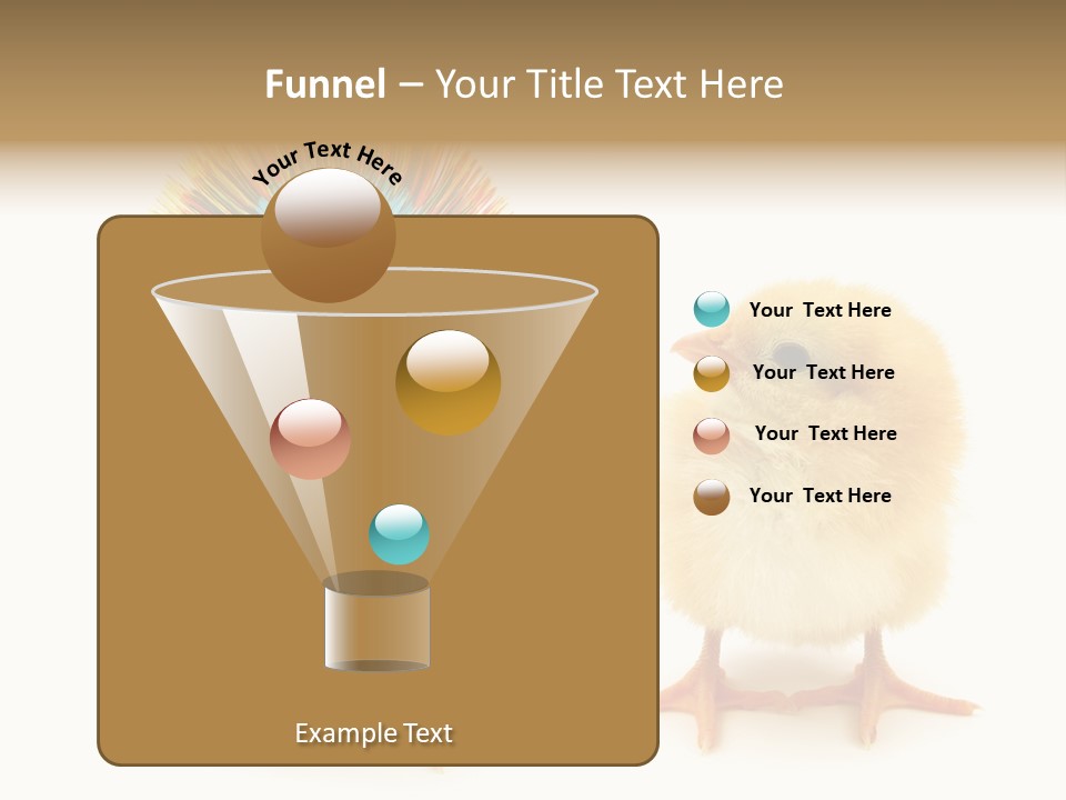 Concept Crazy Chicken Friendship PowerPoint Template